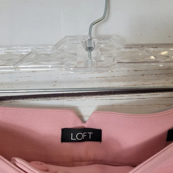 LOFT Pink Ankle Pants - Picture 8 of 9